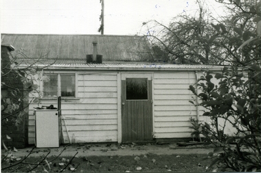 Photograph-B&W, Hill's Dairy, Canterbury Road, Ringwood 1989-The house (Back door), 6/07/1989