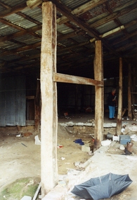 Photograph-Colour, Hill's Dairy, Canterbury Road, Ringwood 1989-Barn Interior, 6/07/1989