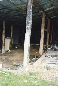 Photograph-Colour, Hill's Dairy, Canterbury Road, Ringwood 1989-Barn Interior, 6/07/1989