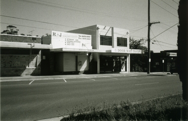 Photograph-B&W, Joan Walker, East Ringwood 2000-Shops in Railway Avenue, 2000