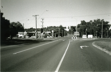 Photograph-B&W, Joan Walker, East Ringwood 2000-Taken at the cnr: Mount Dandenong Road and Dublin Road (Maroondah Hospital in the distance), 2000