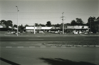 Photograph-B&W, Joan Walker, East Ringwood 2000-Burnt Bridge Shopping Centre, Maroondah Highway, 2000