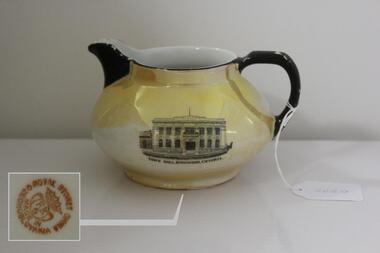 Ceramic - Ceramic Jug, Ringwood Town Hall commemorative jug, c.1950s