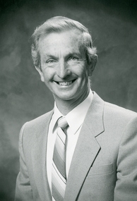 Photograph, Ringwood Councillor W.R.(William Ronald) Wilkins - c.1986, c.1986