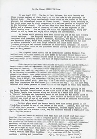 Document - Family History, McLaren Family, Bedford Road, Ringwood - from April 1927