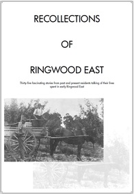Document - Attendance Register, Entries by attendees, Launch of East Ringwood Recollections book in 2007 - attendance register and notes, 2007