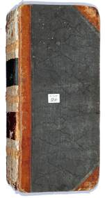 Book, Ringwood Antimony Mine - Cash Book; 269 numbered pages. Includes one sheet summary of names. 1869 - 1871, 1869 - 1871