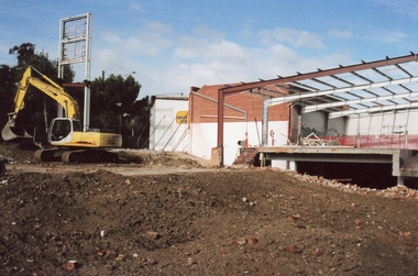 Photographs, Demolition of the Ringwood Mail premises in Maroondah Highway, 2011