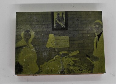 Equipment, Ringwood Mail, Printer's Block - Ringwood Elderly Citizens' Clubrooms opening - 1964