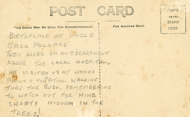Photographs, Collection of Pollard Photographs, Ringwood (Undated -probably early 1900's). Also Woods Point 1900, circa 1900