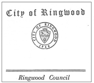 Document, Packet: Ringwood City Council - 1927 Souvenir, Early Ringwood Brochures, papers and correspondences. Councillors lists and photos 1982-1983