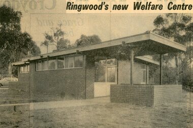 Newspaper, Packet- Ringwood Infant Welfare Centre clippings 1928 onwards