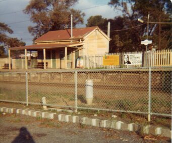 Photograph, Old Railway Station at East Ringwood. 1976, Feb-76