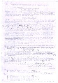Document - Contract, Ringwood Property Sale from Thomas Grant to Walter and Philip Bamford 1908  (cnr Whitehorse Road and Warrandyte Road), 1908