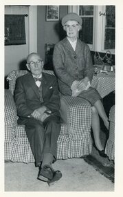 Photograph, Bryan Dale Studios, Mr and Mrs Fenton. (Mr Fenton - former headmaster of Ringwood State School 1967), c.1960s