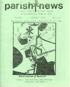 Newsletter, St Paul's Anglican Church Ringwood Victoria - Parish Newsletter Collection 1980s & 1990s (incomplete), 1983-1996