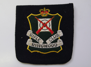 Badge, Ringwood Rifle Club embroided motif