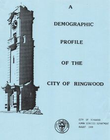 Document, City of Ringwood, Demographic profile of the City of Ringwood August 1989