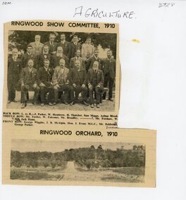 Document, Packet: Agriculture (Ringwood): Cuttings, Handwritten ""Sowing Wheat" Notes (Greg Dawson), 1909-1986