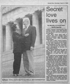 Newspaper Cutting, Secret Love Lives On, 6-Apr-98