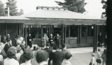 Photograph of the Opening of Pinemont Kindergarten, Photograph of the Opening of Pinemont Kindergarten on 16th April 1966, 1966