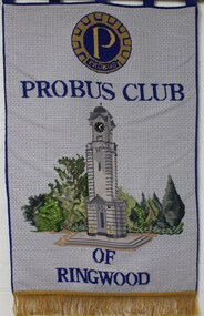 Banner, Mavis Clark, Ringwood Probus Club c1995, 1995
