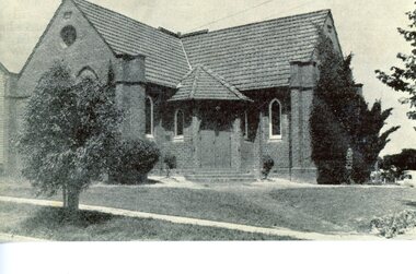 Photograph - Photographs, Ringwood Methodist Church, Station Street, before demolition in 1963 (undated)