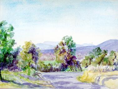 Painting, Winifred Miles, "Wantirna" - Water colour on paper by Winifred Miles (1884-1944), Undated, later than 1910
