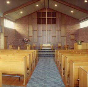 Photograph - Photographs, Ringwood Methodist Church, Station Street - Interior. 1963