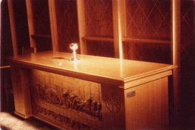 Photograph - Photographs, Ringwood Methodist Church, Station Street - Interior Featuring the Altar. 1963