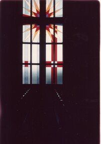 Photograph, Ringwood Methodist Church, Station Street - Stained Glass Window. 1963