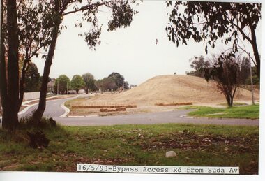 photograph, Eastlink Ringwood Bypass Construction-Bypass Access Rd fromSuda Av 16/5/93
