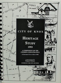 Book, City of Knox Heritage Study 1993, 1993