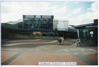 photograph, Eastlink Ringwood Bypass Construction-Ringwood Library 15/4/95