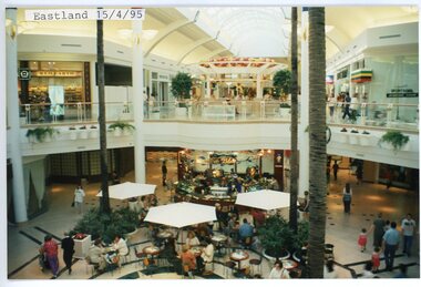 photograph, Eastlink Ringwood Bypass Construction-Eastland 15/4/95