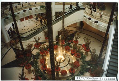 photograph, Eastlink Ringwood Bypass Construction - Eastland interior escalators 17/5/95