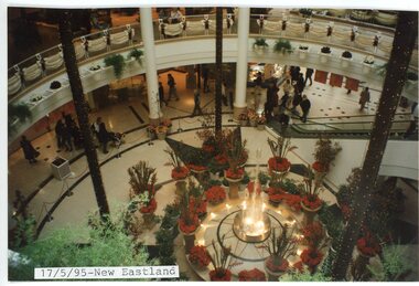 photograph, Eastlink Ringwood Bypass Construction - Eastland interior escalators 17/5/95