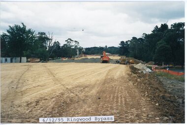 photograph, Eastlink Ringwood Bypass Construction-Ringwood Bypass 6/12/95