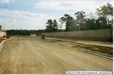 photograph, Eastlink Ringwood Bypass Construction-Ringwood Bypass 26/5/96