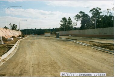 photograph, Eastlink Ringwood Bypass Construction-Ringwood Bypass 26/5/96