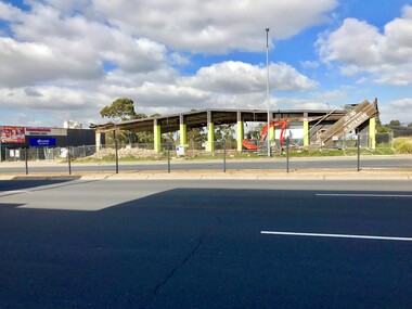 Photograph - Multiple, Demolition of Iceland Building, 28 Maroondah Highway, Ringwood 19 July 2019, 19/7/2019
