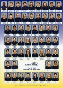 Booklet, Great Ryrie Primary School, Heathmont. Year 6 1998 Year Book