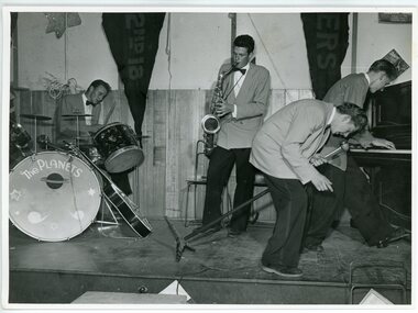 photogragh, Planets Dance Band at Kilsyth Hall - circa 1960s