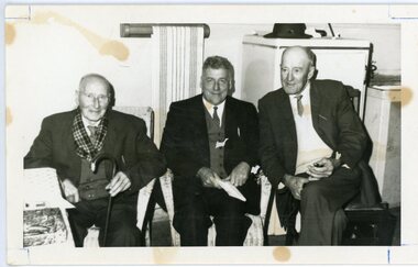 Photograph, Three male Bayswater identities - Date unknown
