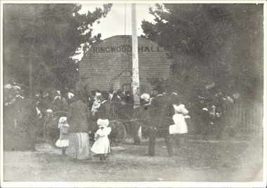 Photograph, Ringwood Hall, Mount Dandenong Road, Ringwood - circa 1900, Circa 1900