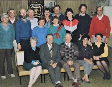 Photograph - In Frame, Ringwood Technical School School Council 1988 - 30th Anniversary, 1988