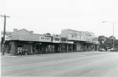 Photograph, North side of Maroondah Highway, Ringwood Shops east of Melbourne Street on 26th January, 1991