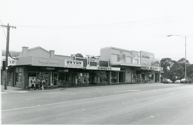 Photograph, North side of Maroondah Highway, Ringwood Shops east of Melbourne Street on 26th January, 1991