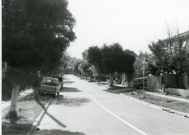 Photograph, Suda Avenue, Ringwood from Maroondah Highway) on 10th September, 1989