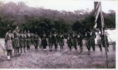 Photograph, Heathmont Guides at Clifford Park